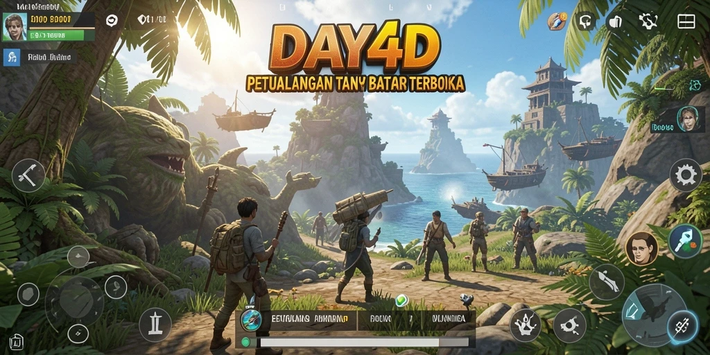 Tangkapan layar gameplay DAYA4D di dunia terbuka yang memukau.