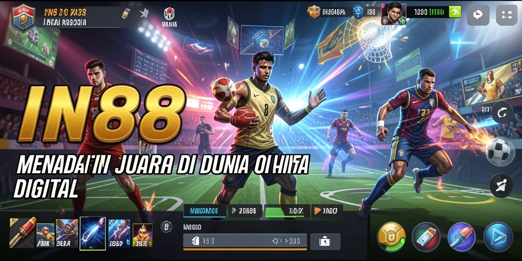 Gameplay seru dan interaktif dari IN88 yang menampilkan pertandingan olahraga.