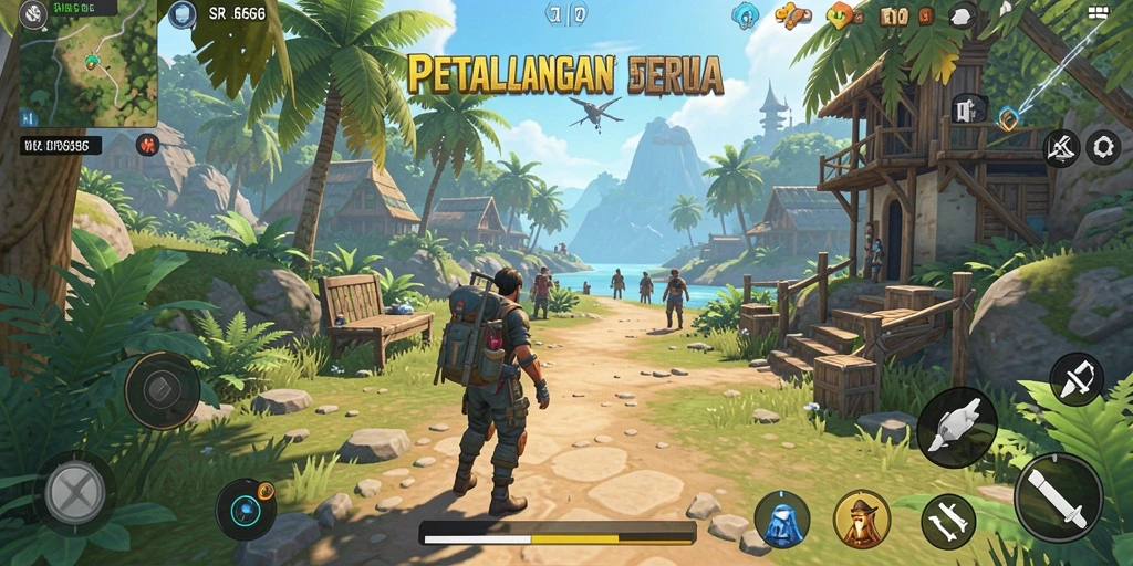 Gameplay menakjubkan di dunia terbuka SR6666 yang luas.